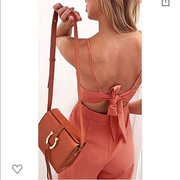Coral Jumpsuit Size Small - Picture 5 of 6